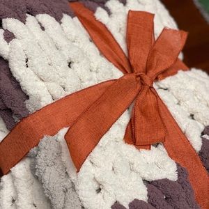 Handmade throw blanket